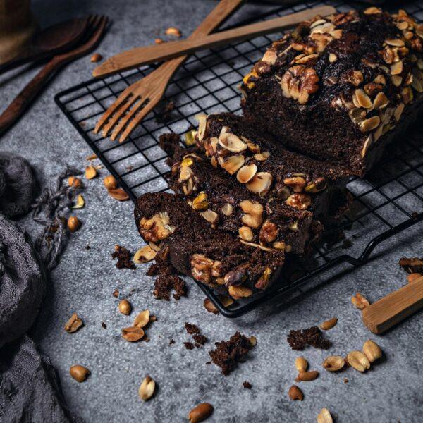 Hot Choco Nut Cake